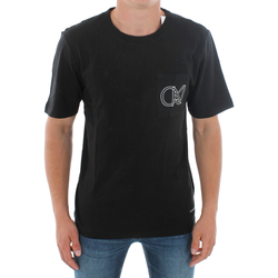 Textiel Heren T-shirts korte mouwen Calvin Klein Jeans J30J309612 099 BLACK Negro