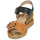 Schoenen Dames Sandalen / Open schoenen Sweet ETOXYS Zwart / Camel