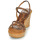 Schoenen Dames Sandalen / Open schoenen Unisa RENERA Bruin / Slang