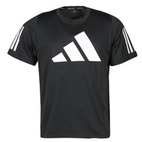 Textiel Heren T-shirts korte mouwen adidas Performance FL 3 BAR TEE Zwart