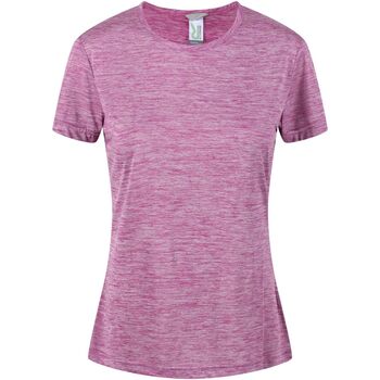 Textiel Dames T-shirts korte mouwen Regatta  Violet