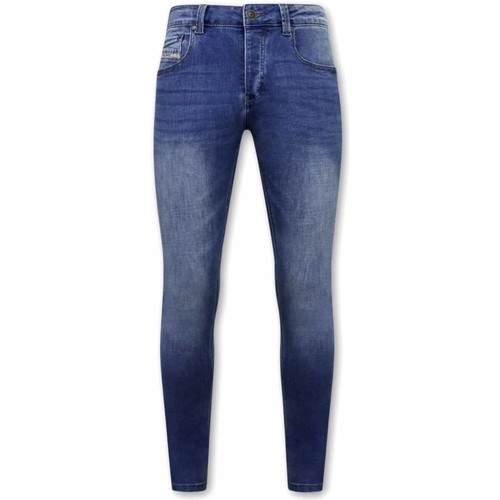 Textiel Heren Skinny jeans True Rise Stretch Spijkerbroek A Blauw