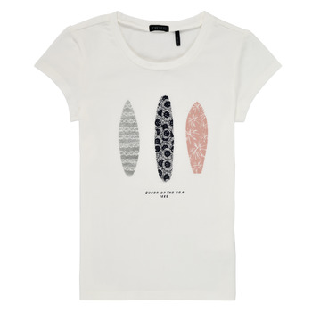Textiel Meisjes T-shirts korte mouwen Ikks XS10162-19-C Wit
