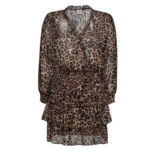 Textiel Dames Korte jurken Liu Jo WA1530-T5059-T9680 Luipaard