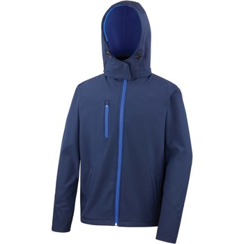 Textiel Heren Jacks / Blazers Result Veste  Softshell Capuche Homme Tx Performance Blauw