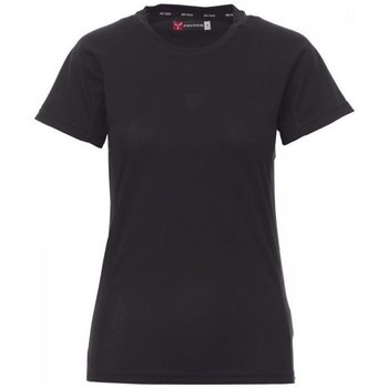 Textiel Dames T-shirts korte mouwen Payper Wear T-shirt femme Payper Runner Zwart