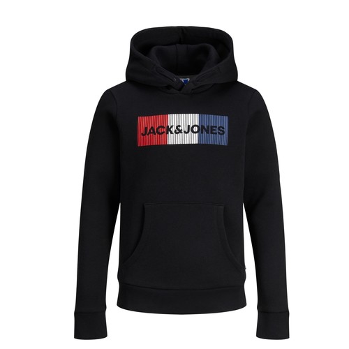 Textiel Jongens Sweaters / Sweatshirts Jack & Jones JJECORP LOGO PLAY SWEAT Zwart