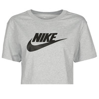 Textiel Dames T-shirts korte mouwen Nike NSTEE ESSNTL CRP ICN FTR Grijs / Zwart