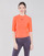 Textiel Dames T-shirts korte mouwen Nike NSICN CLSH TOP SS MESH Oranje