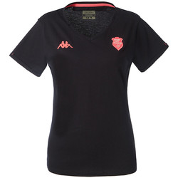 Textiel Dames T-shirts korte mouwen Kappa T-shirt femme Stade Français 2020/21 lea Blauw