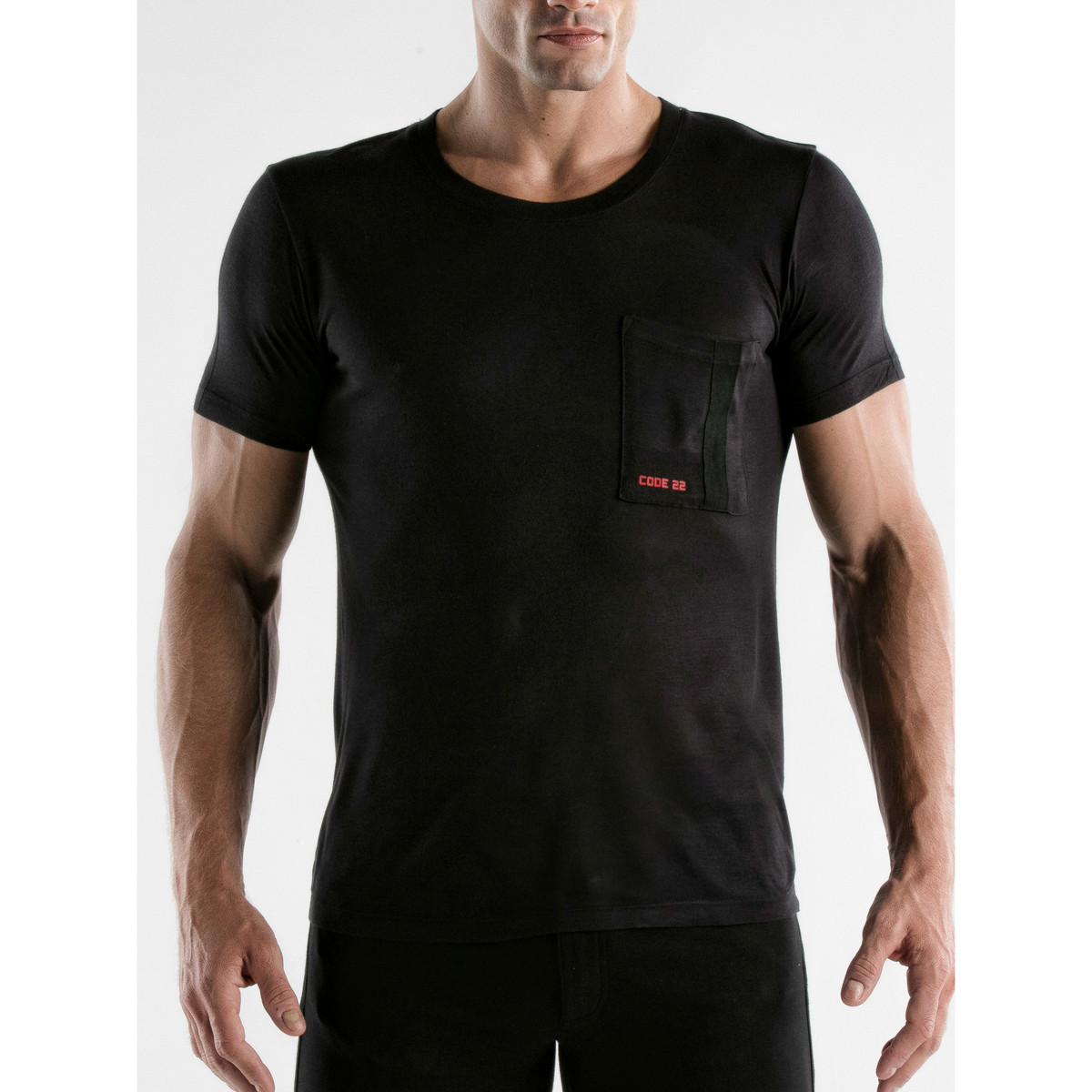 Textiel Heren T-shirts & Polo’s Code 22 T-shirt met korte mouwen Core Code22 Zwart