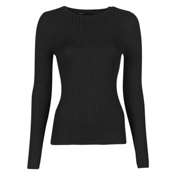 Only Onlnatalia L/S RIB Pullover KNT Noo: Black | Freewear Zwart online kopen