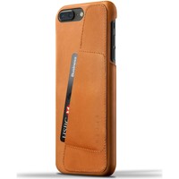 Tassen Telefoontassen Mujjo Leather Wallet Case iPhone 7 Plus Tan Bruin
