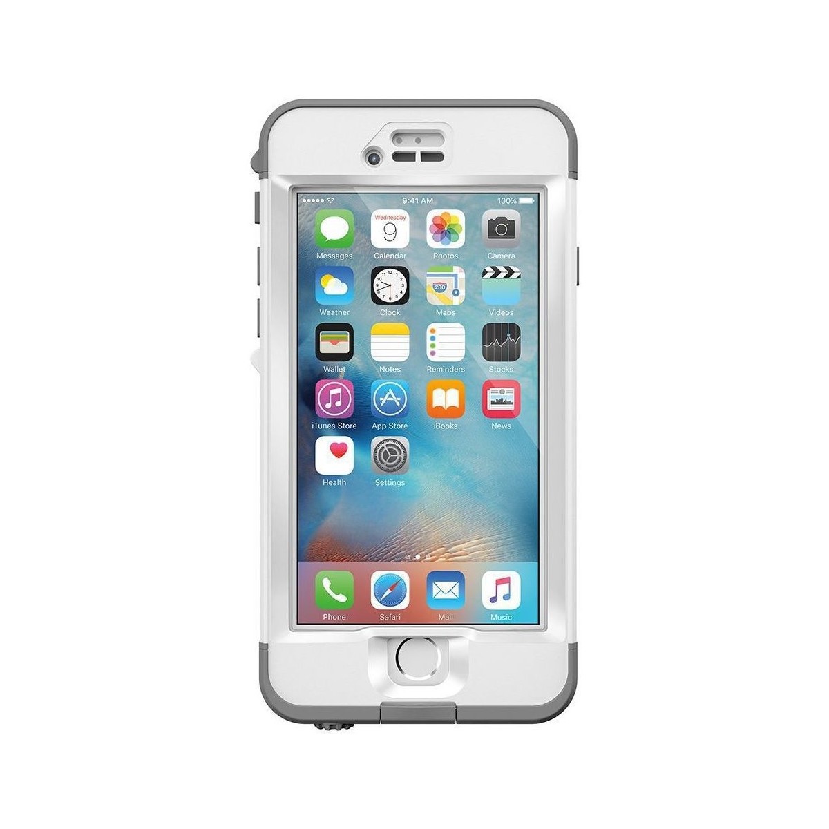 Tassen Tassen   Lifeproof Nüüd for iPhone 6S Plus Case Avalanche Grijs