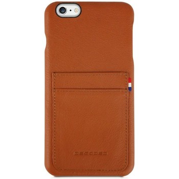 Tassen Telefoontassen Decoded iPhone 6/6S Plus Leather Back Cover Bruin