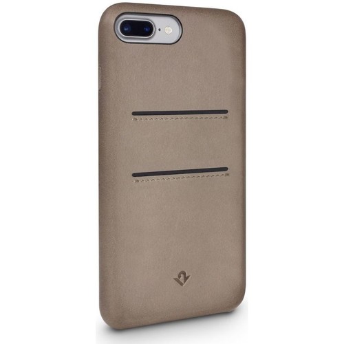 Tassen Telefoontassen Twelve South Relaxed Leather Case Pockets iPhone 8 Plus / 7 Plus Warm Beige
