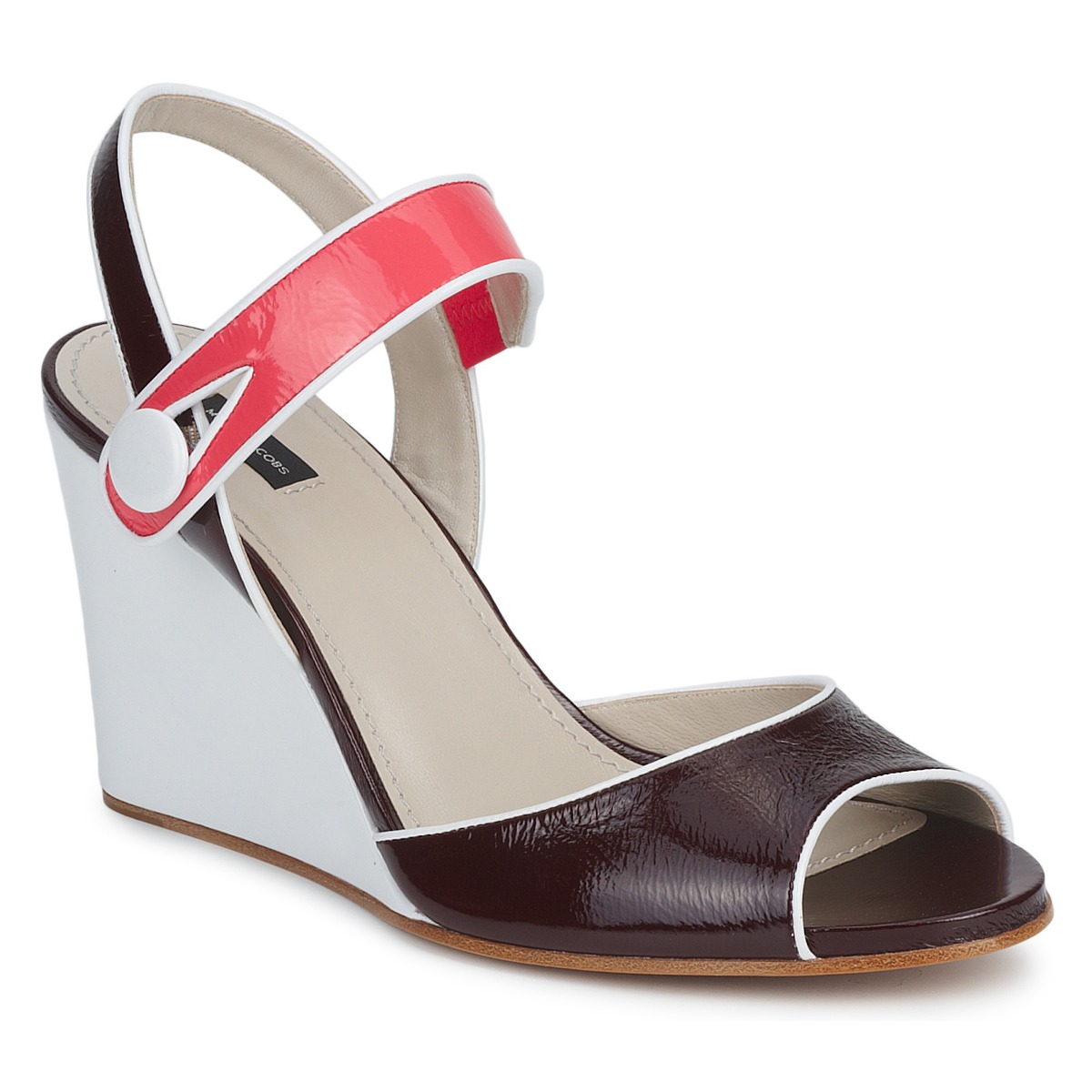 Schoenen Dames Sandalen / Open schoenen Marc Jacobs VOGUE GOAT Bordeau / Roze