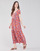 Textiel Dames Lange jurken Betty London ODE Rood / Multicolour