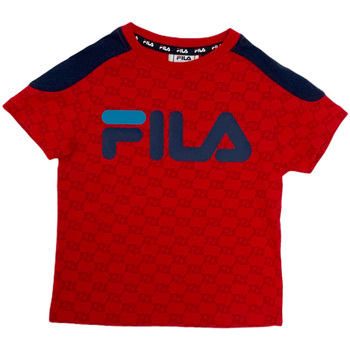 Textiel Kinderen T-shirts korte mouwen Fila 688077 Rood
