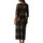Textiel Dames Pareo Luna Lange strandjurk met doorzichtig kant Malibu zwart Zwart