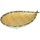 Wonen Beeldjes  Signes Grimalt Bamboe Dienblad Fruitschaal Geel