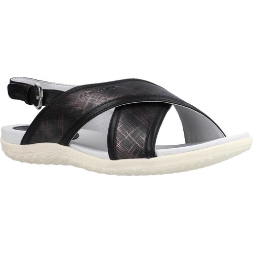 Schoenen Dames Sandalen / Open schoenen Geox D SANDAL VEGA Zwart