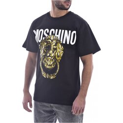 Textiel Heren T-shirts korte mouwen Moschino ZA0716 Zwart