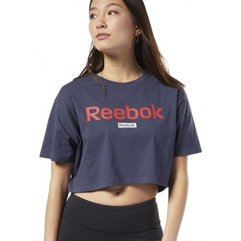 Textiel Dames T-shirts korte mouwen Reebok Sport  Blauw