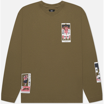 Textiel Heren T-shirts & Polo’s Edwin T-shirt manches longues  Tarot Deck II Groen