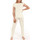 Textiel Dames Pyjama's / nachthemden Lisca Pyjama broek top korte mouwen loungewear Harvest Wit