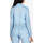 Textiel Dames Pyjama's / nachthemden Ajour Pyjamatop met lange mouwen Forget-Me-Not hemelsblauw Blauw