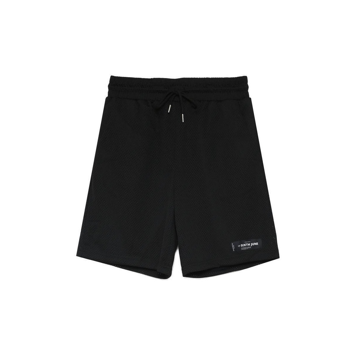 Textiel Heren Korte broeken / Bermuda's Sixth June Short  Mesh Logo Zwart