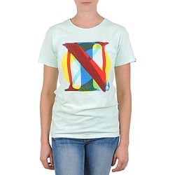 Textiel Dames T-shirts korte mouwen Nixon PACIFIC Groen