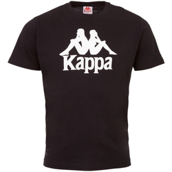 Textiel Jongens T-shirts korte mouwen Kappa Caspar Kids T-Shirt Zwart