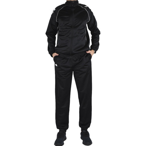 Textiel Heren Trainingspakken Kappa Ephraim Training Suit Zwart