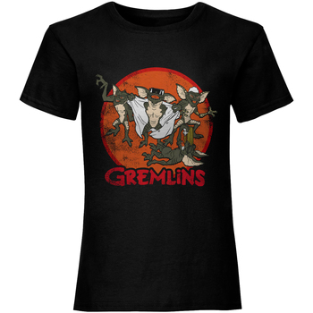 Textiel Dames T-shirts met lange mouwen Gremlins  Zwart