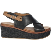 Schoenen Dames Sandalen / Open schoenen Carmela 67714 Black/Brown leather