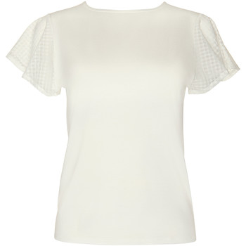 Textiel Dames Tops / Blousjes Lisca T-shirt met korte mouwen Limitless  Cheek Wit