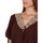 Textiel Dames Pareo Admas Strand tuniek shirt Bright Sequins chocolade Bruin