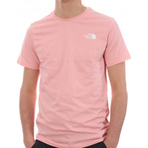 Textiel Heren T-shirts & Polo’s The North Face SS GRAPHIC Roze