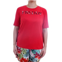 Textiel Dames T-shirts korte mouwen Freddy S1WSLT5 Rood