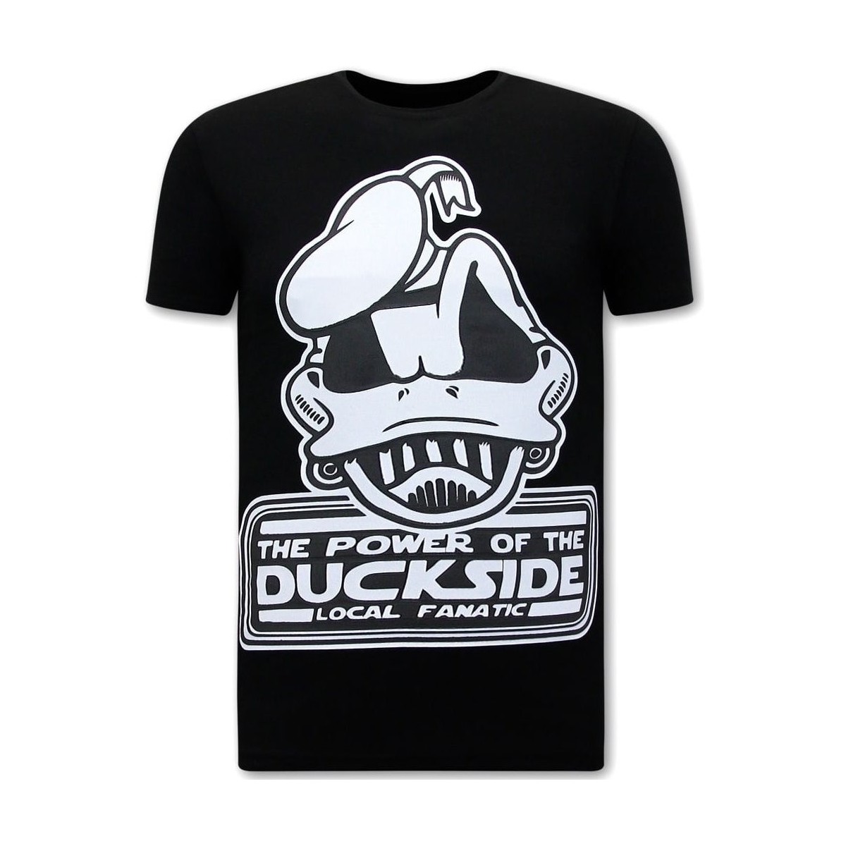Textiel Heren T-shirts korte mouwen Local Fanatic Print DuckSide Zwart