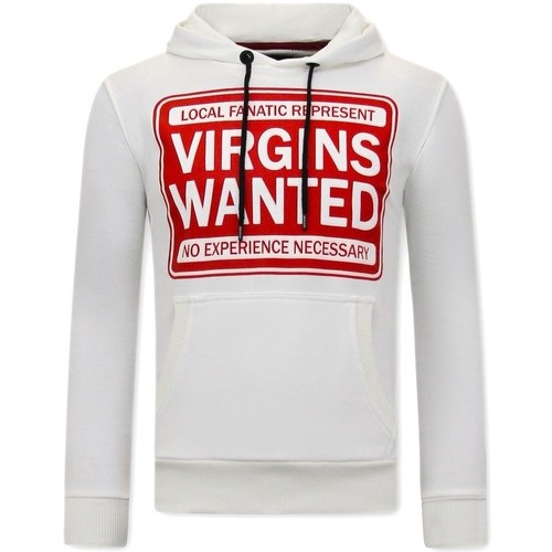 Textiel Heren Sweaters / Sweatshirts Local Fanatic Hoodie Print Virgins Wanted Beige