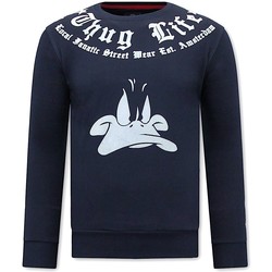Textiel Heren Sweaters / Sweatshirts Local Fanatic Print Thug Life Blauw