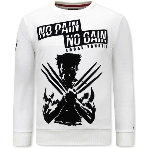 Textiel Heren Sweaters / Sweatshirts Local Fanatic Print Wolverine Beige