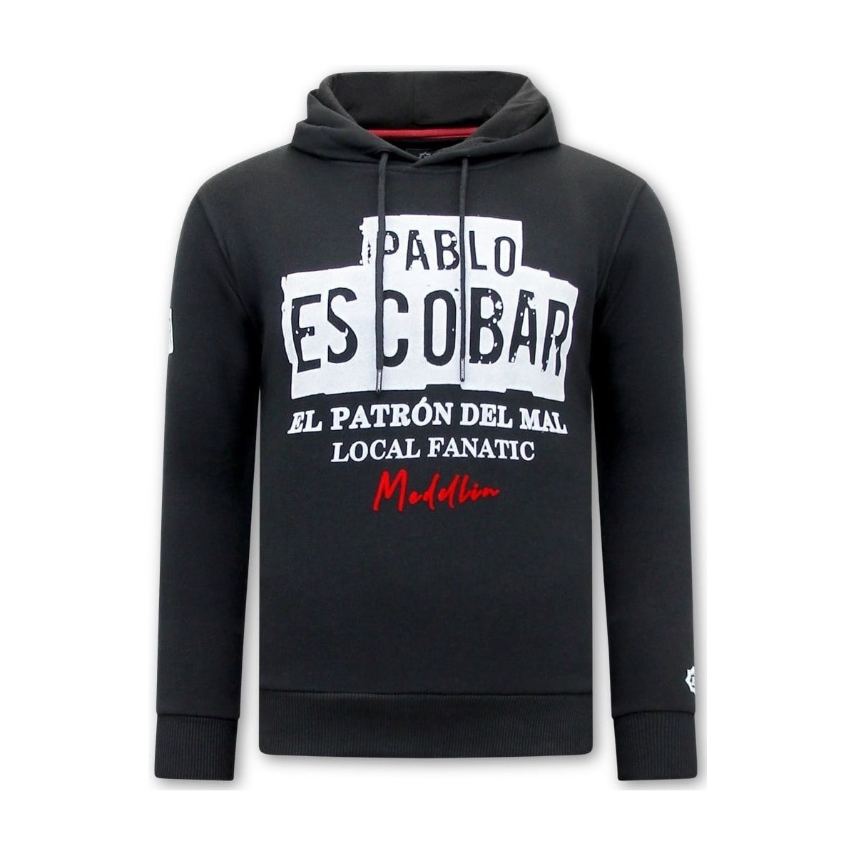 Textiel Heren Sweaters / Sweatshirts Local Fanatic Hoodie Print Pablo Escobar Zwart