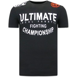 Textiel Heren T-shirts korte mouwen Local Fanatic UFC Ultimate Zwart