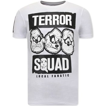 Textiel Heren T-shirts korte mouwen Local Fanatic Print Beagle Boys Squad Wit