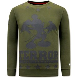 Textiel Heren Sweaters / Sweatshirts Local Fanatic Print Terror Mouse Groen