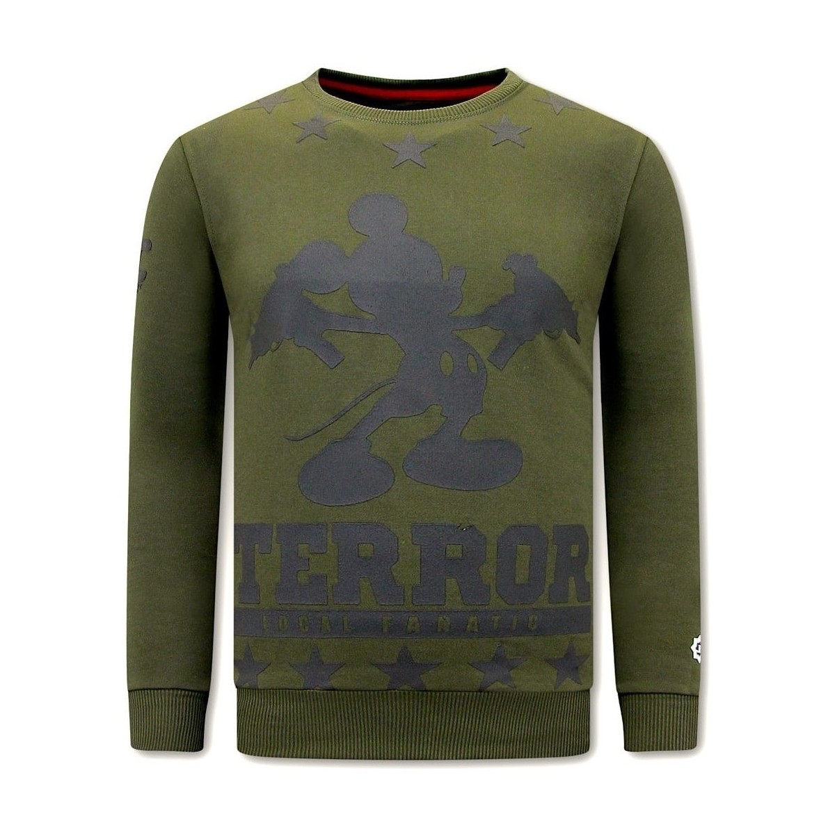 Textiel Heren Sweaters / Sweatshirts Local Fanatic Print Terror Mouse Groen